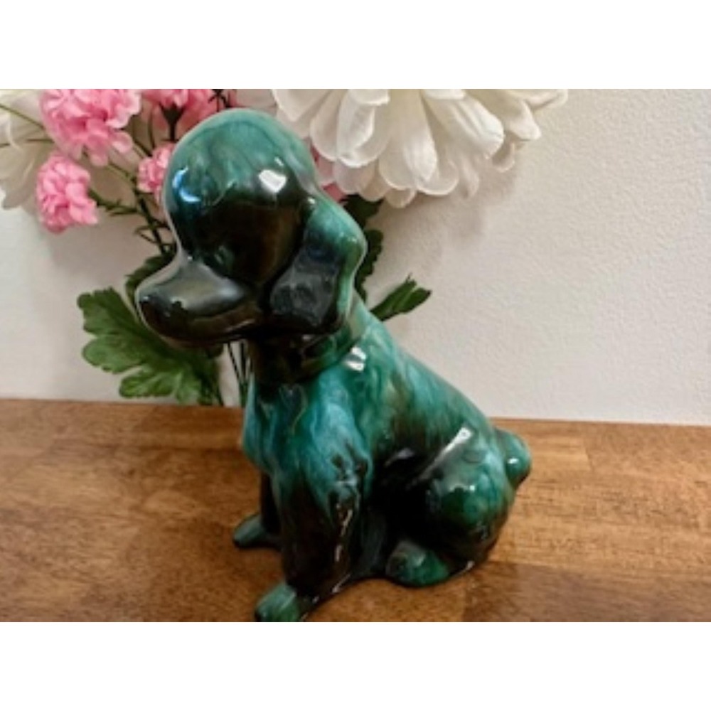 Vintage Blue Mountain‎ Pottery Poodle Figurine Canadian Studio Pottery BMP